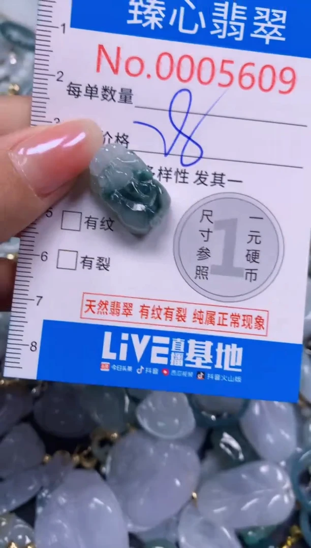 吊坠(不含链)未镶嵌翡翠5609