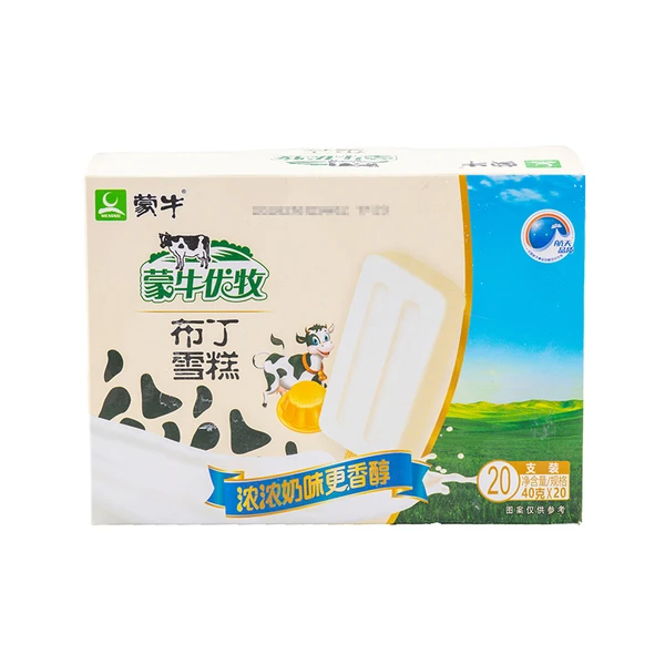 蒙牛优牧布丁雪糕 40g*20支