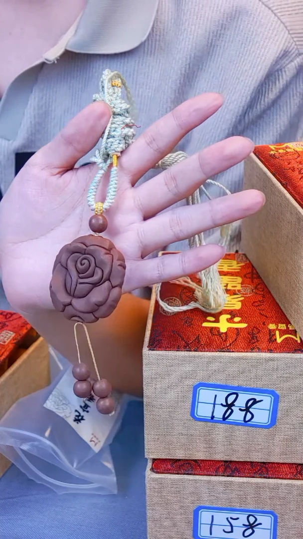 木易留香花宜香双面玫瑰香牌（微瑕）