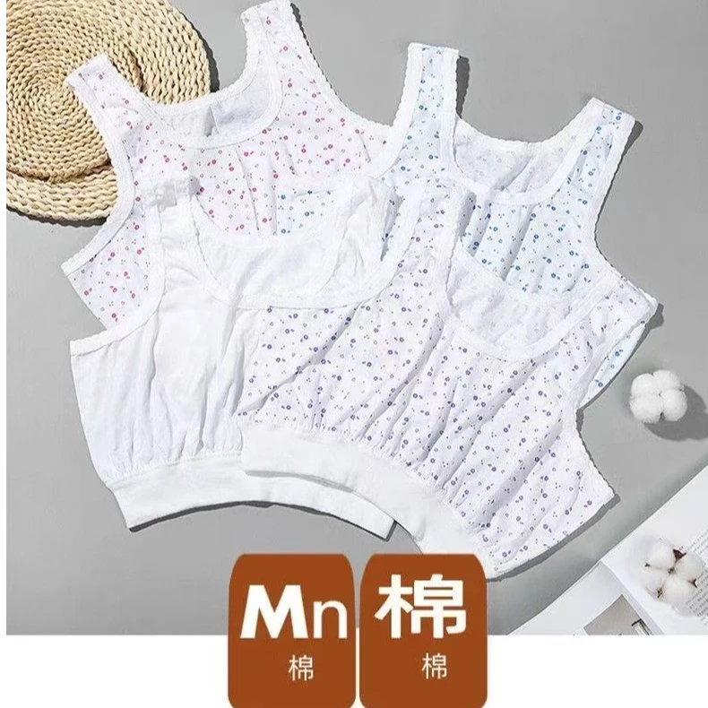 女士棉背心中老年妈妈内衣老人夏季薄款无袖宽松胸罩打底文胸