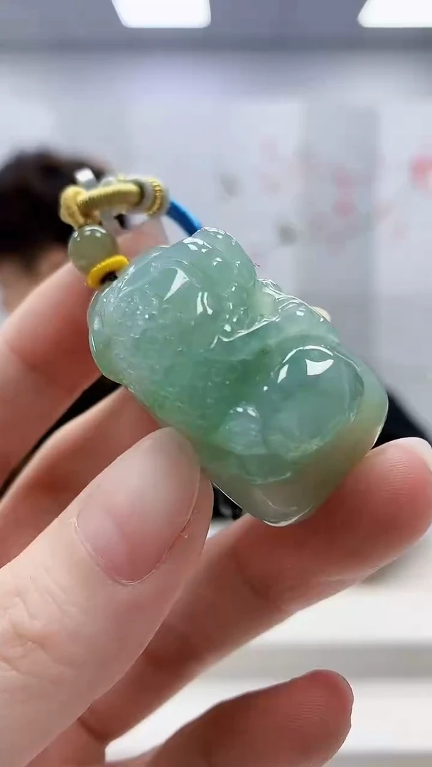 未镶嵌定制翡翠5145ry-毛货挂件76