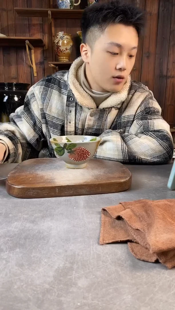 碗855，手工手绘，超值陶瓷