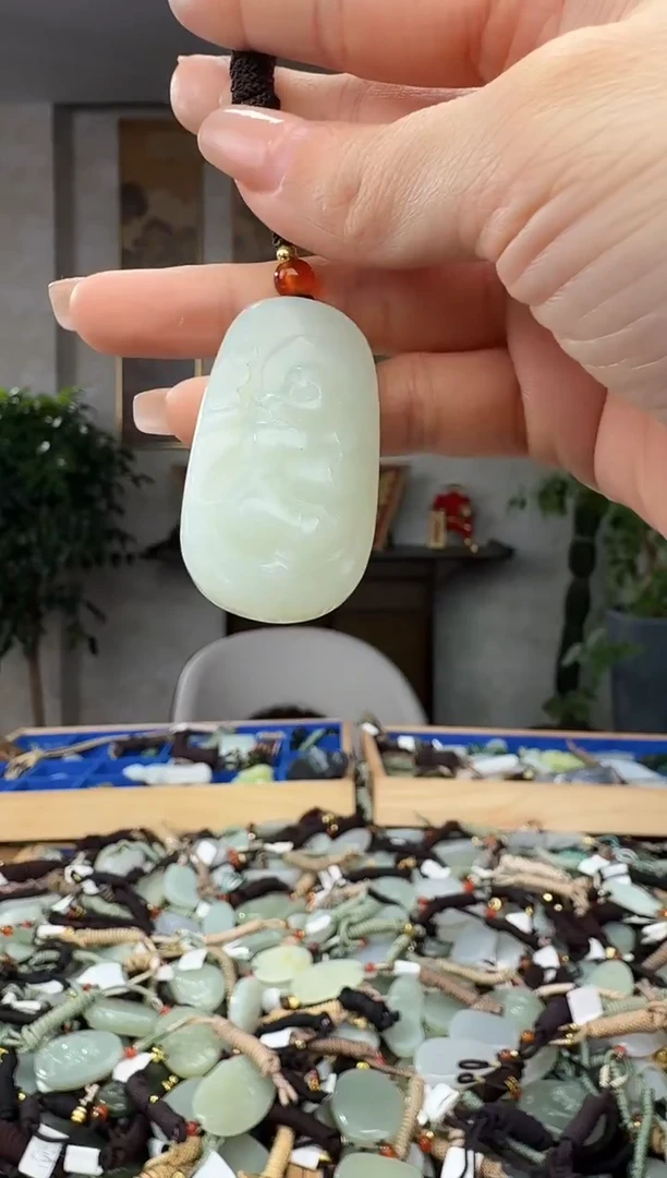 颈饰未镶嵌和田玉拍一发一多样性发货