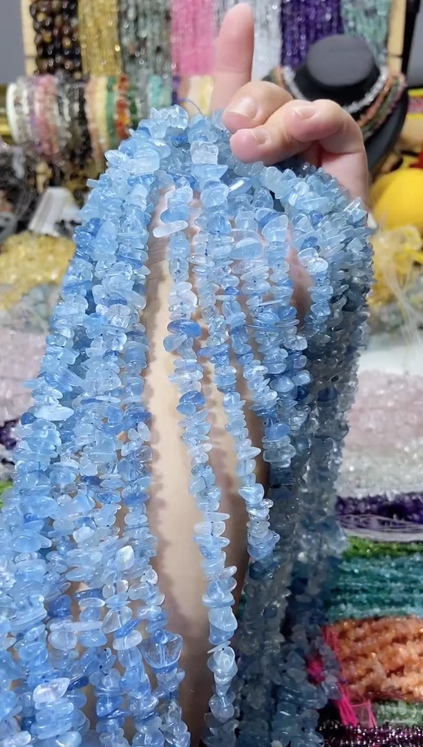 未镶嵌珠宝半成品水晶海蓝宝