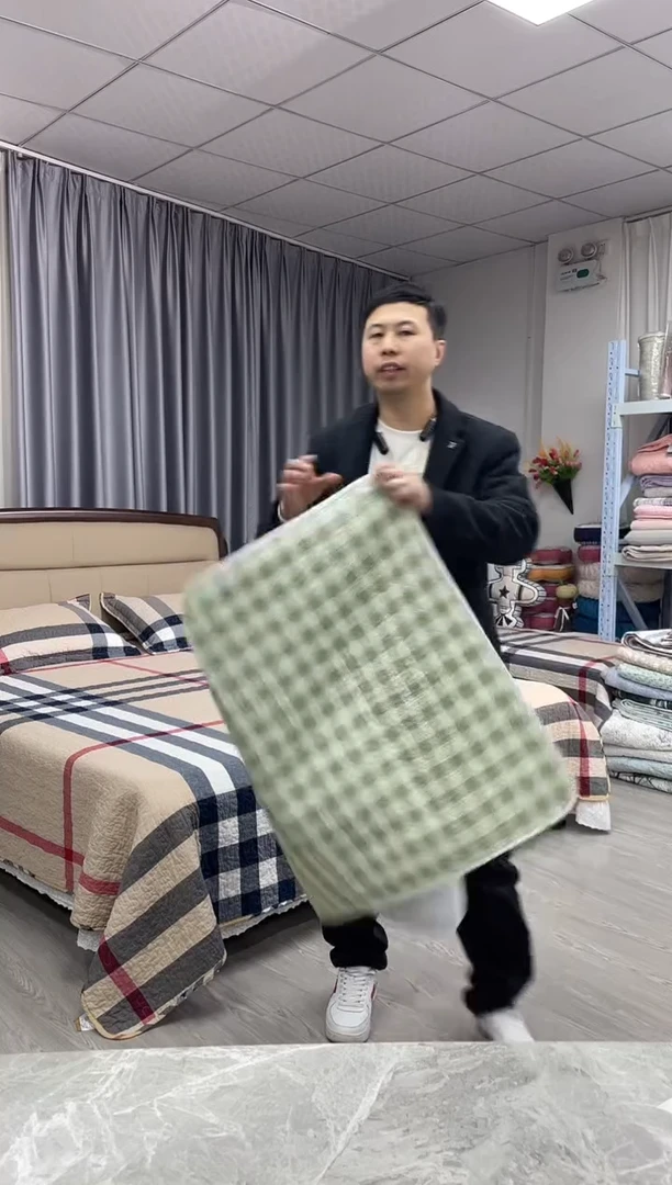 棉70cm*100cm 绿格子