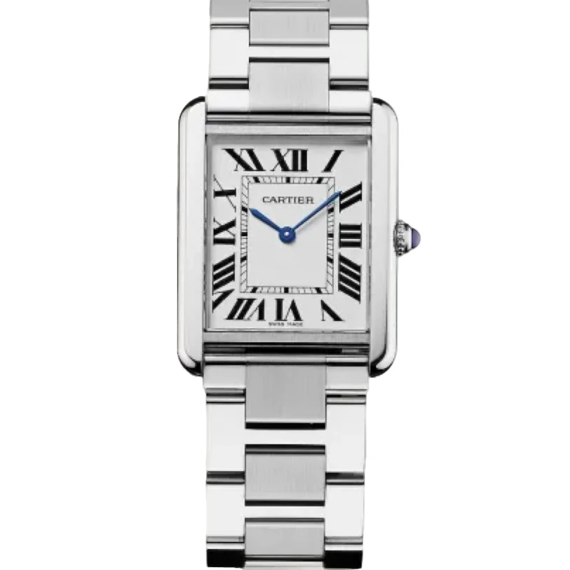 99新 Cartier/卡地亚 坦克系列/W5200014/34x27mm/优雅女款经典