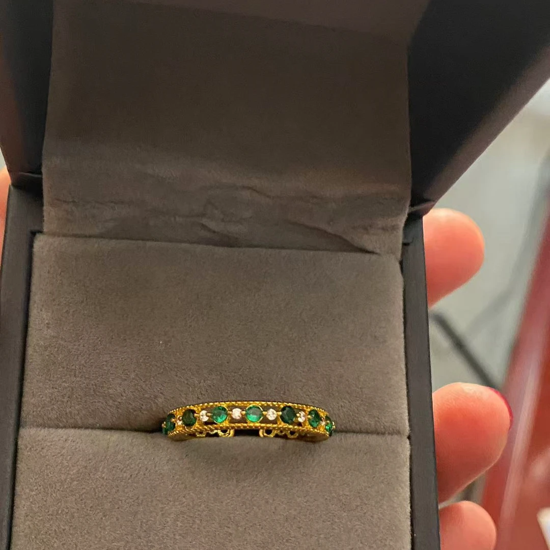 《吉阳璀璨》珐琅戒指 收藏级轻奢时尚戒指C045