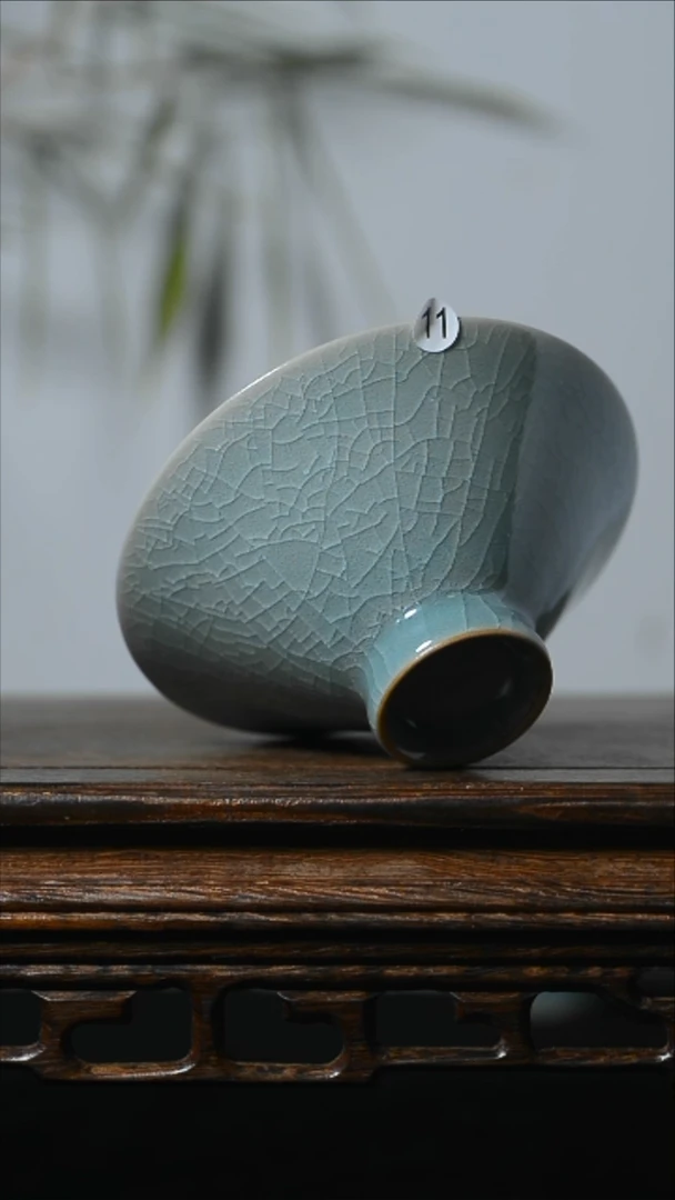 11号手工斗笠杯全品清凉寺汝瓷