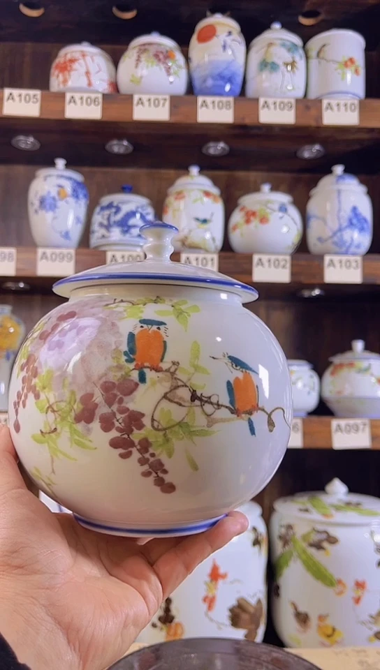 迎君陶瓷纯手工手绘20