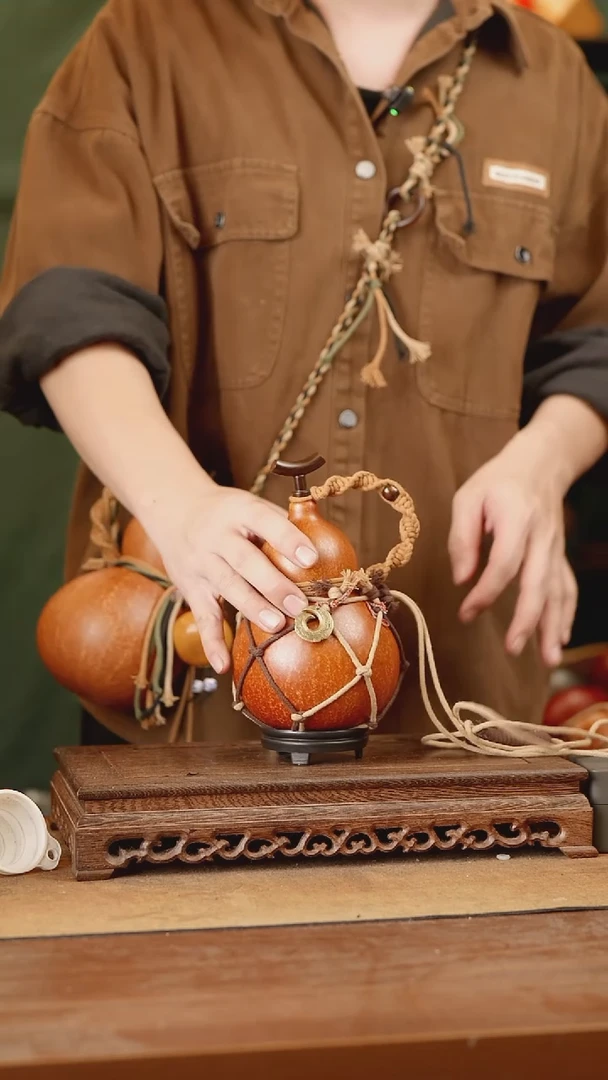 15号精品天然大漆酒葫芦一物一拍~