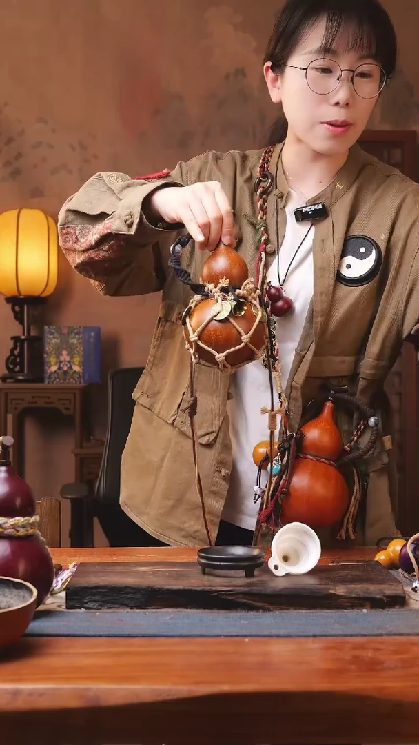 【闪购商品】8号精品大漆葫芦防腐防渗装水茶酒