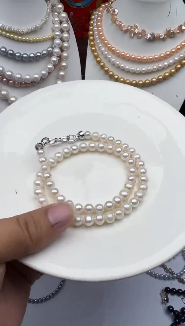 淡水珍珠未镶嵌颈饰1