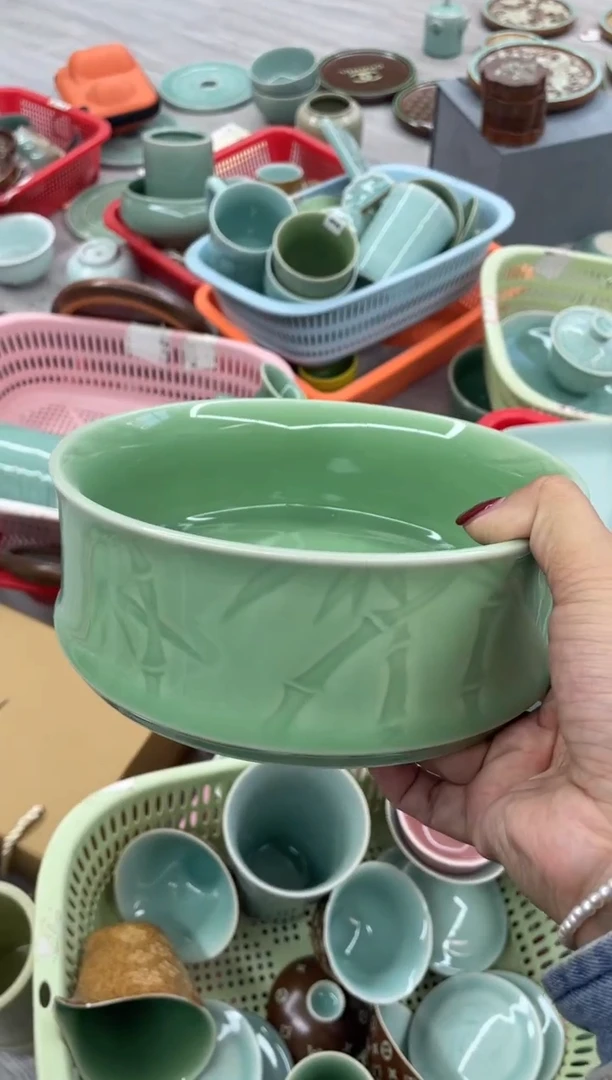 瓷特价福利 微瑕 慧仙青瓷