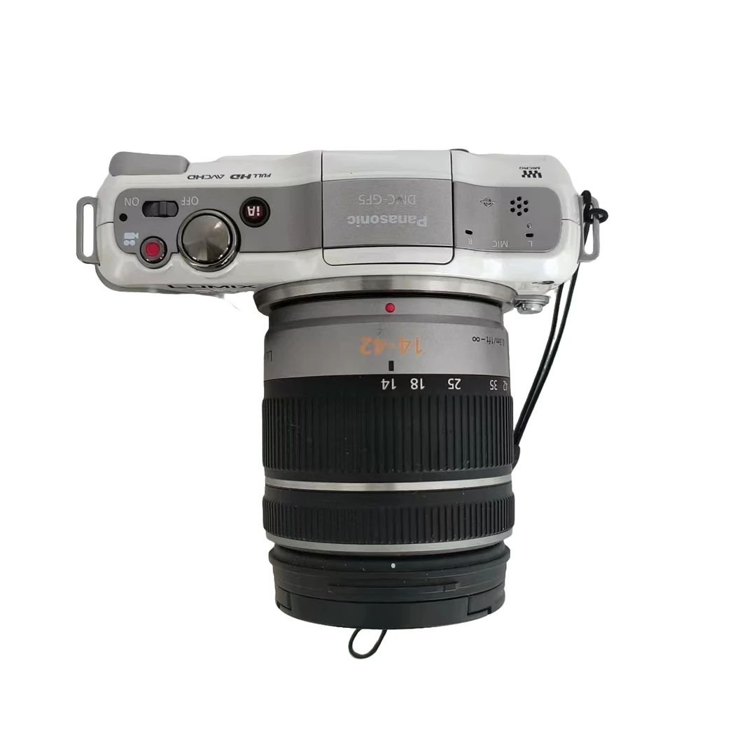 9新 Panasonic/松下 松下gf5白色 全套带松下14-42mm电动镜头套机