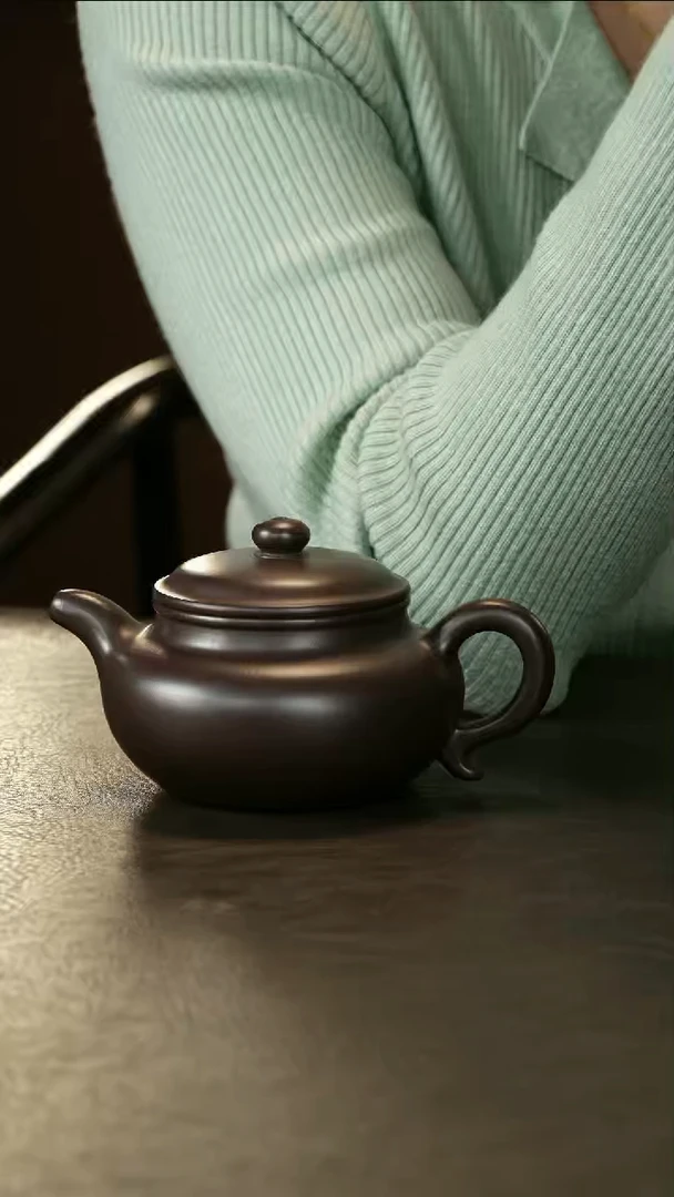 茶壶紫砂范敬荣老紫泥仿古200cc