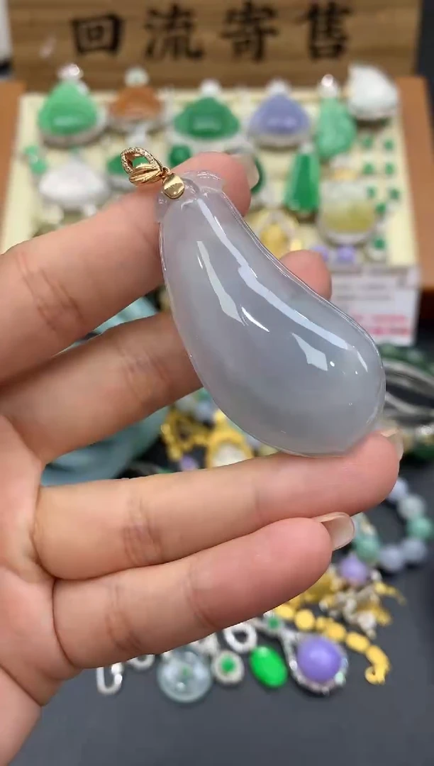 【闪购商品】翡翠颈饰18K金镶嵌169-中国好珍宝