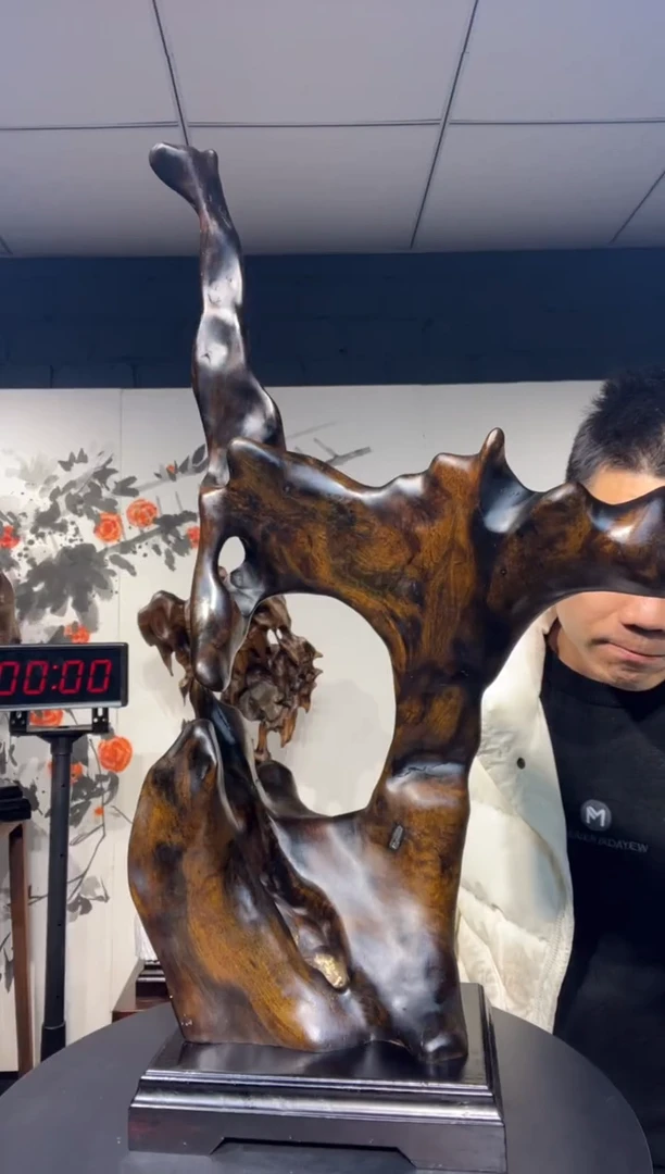 【闪购商品】金丝楠木雕金丝楠木工艺品摆件