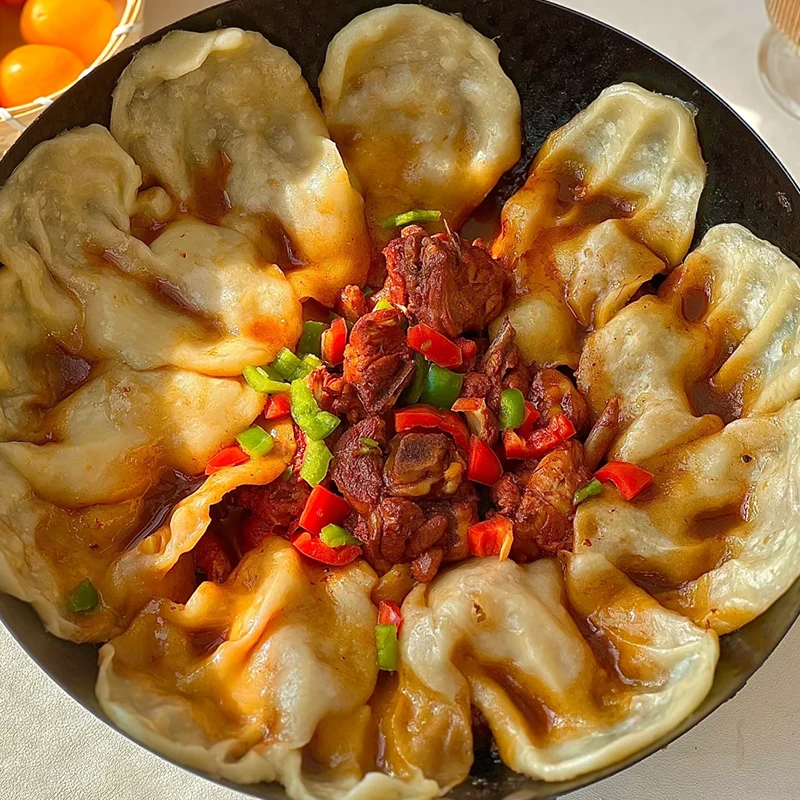 【口感劲道】地锅鸡饼发面死面饼半成品排骨贴饼馒头地锅鱼速冻商用