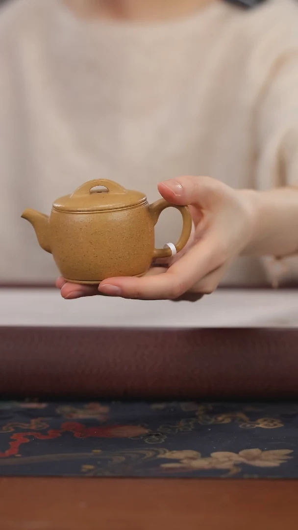 【闪购商品】紫砂茶壶TMR黄金段泥 汉瓦 100ccc