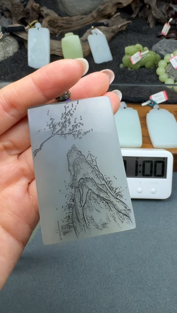 颈饰未镶嵌和田玉3