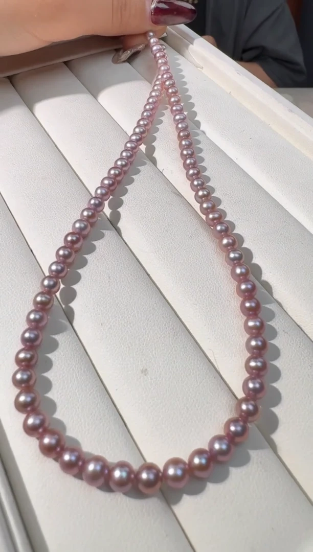 【闪购商品】淡水珍珠手串银S925镶嵌珍珠项链