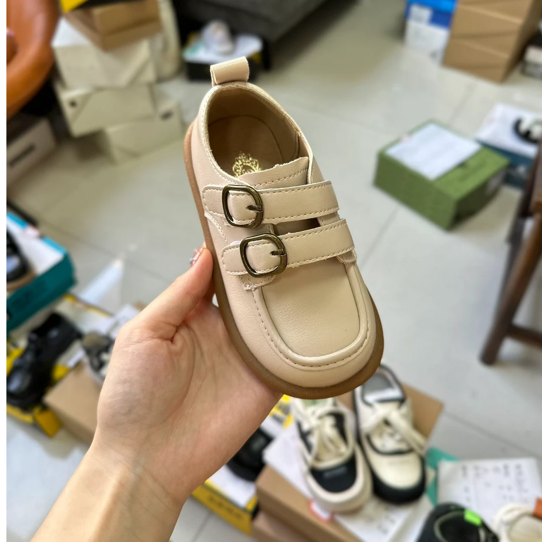 1329高端四季款舒适运动鞋米色（温州童鞋）