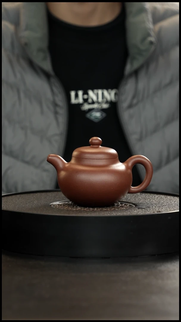 茶壶紫砂黄龙山深井底槽青柿圆大漏