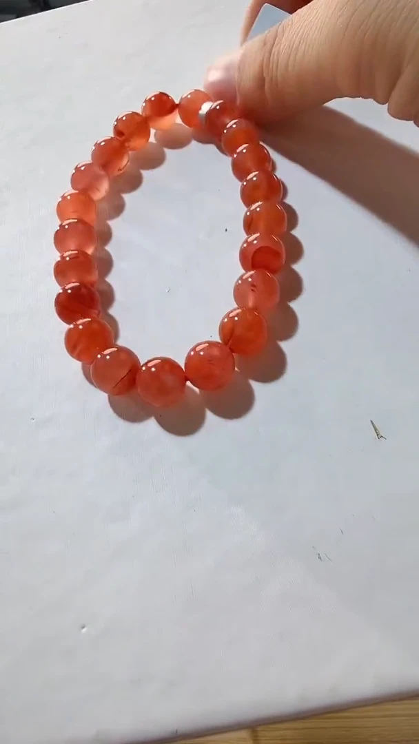 未镶嵌手链南红玛瑙优0444 约9mm