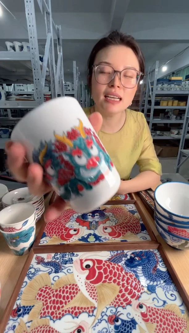 瓷拙明院（福利价格）厚胎可乐杯