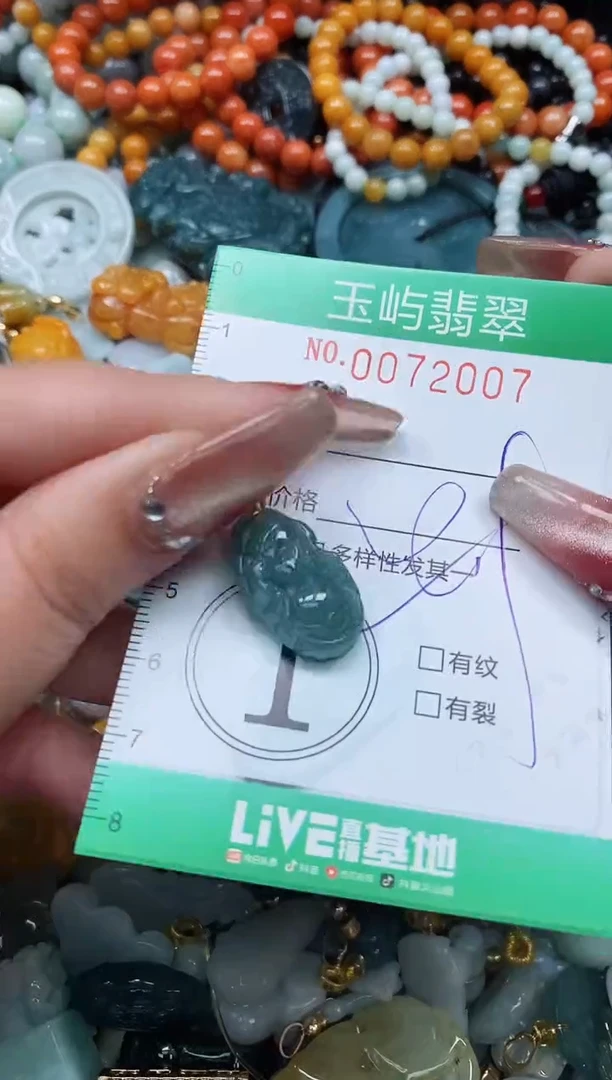 【闪购商品】翡翠颈饰未镶嵌闪购0072007多样性发其一