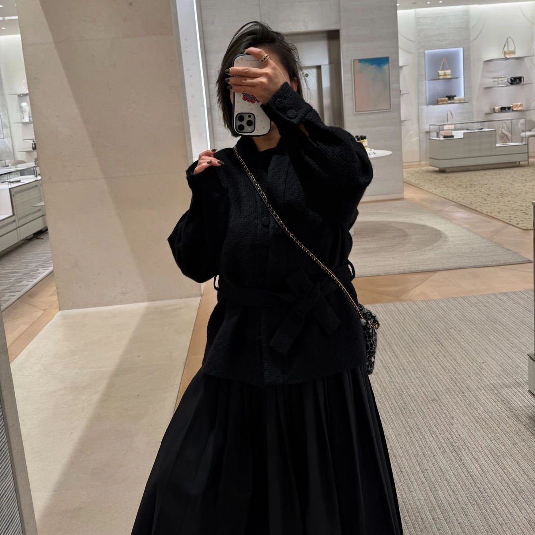 COCOLINDA | 绵羊毛小香风系带单排扣外套上衣C3093A