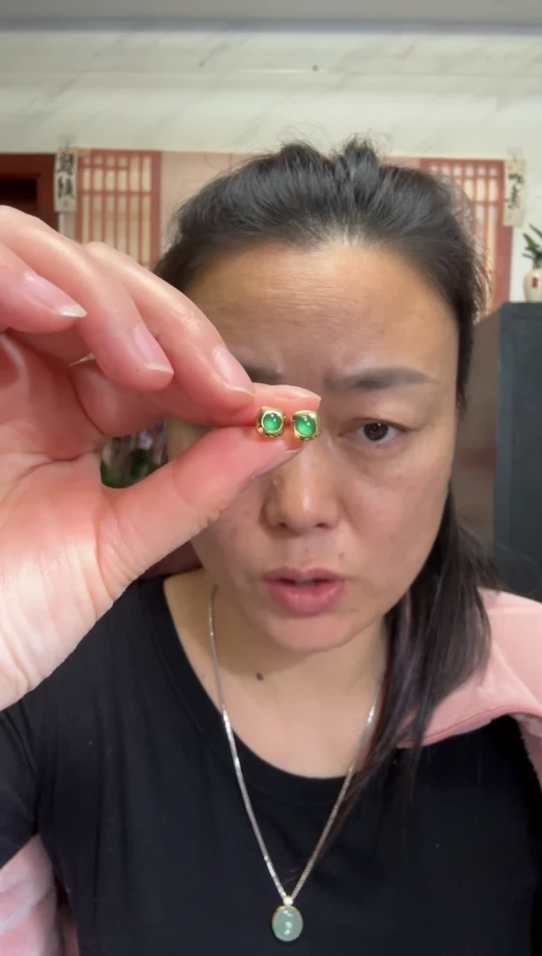 颈饰银S925镶嵌翡翠00003007