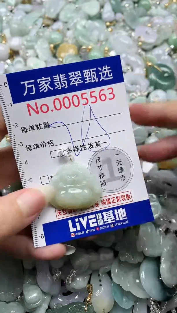 吊坠(不含链)未镶嵌翡翠5563
