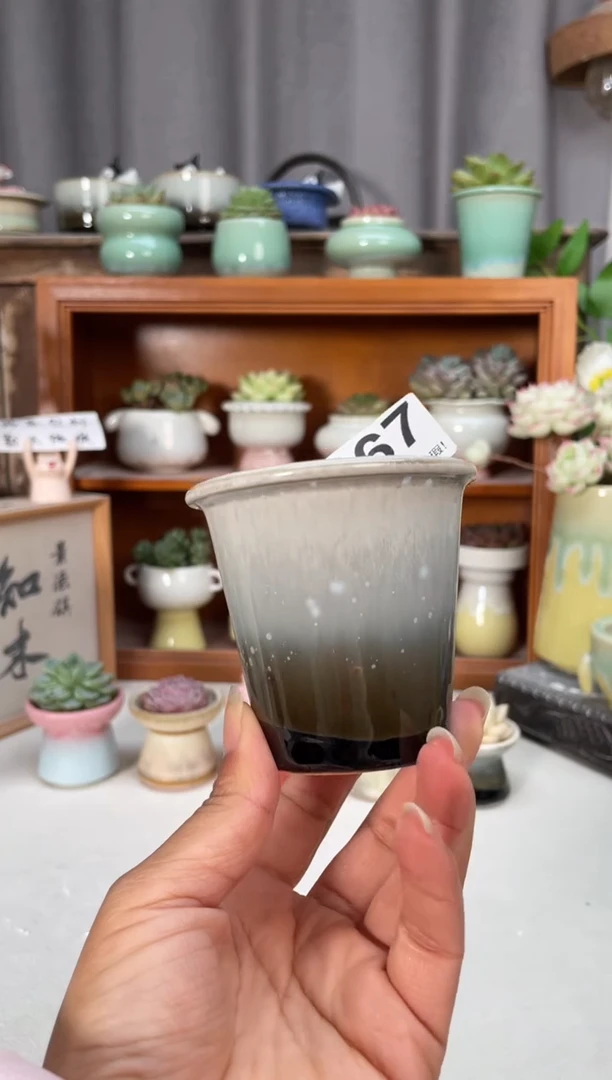 瓷片967知木小芳花盆编号