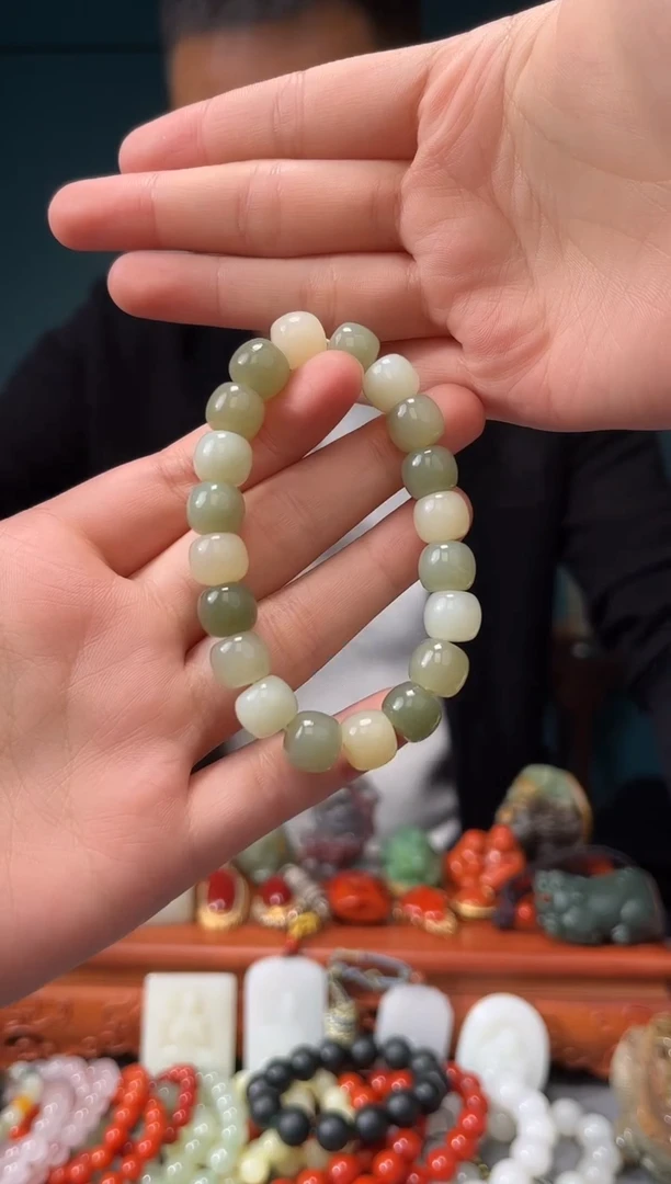 【闪购商品】和田玉手串未镶嵌手串9+