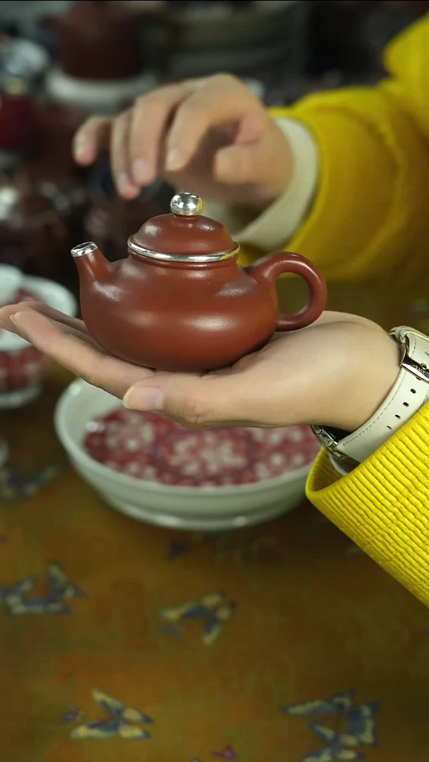 炸茶具 天冷了 围炉煮茶中~~