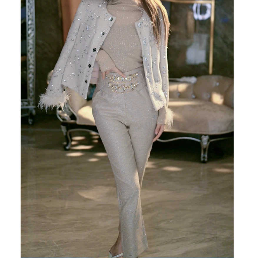 SEJI/瑟纪12.31【夏洛特】重工气质小脚裤