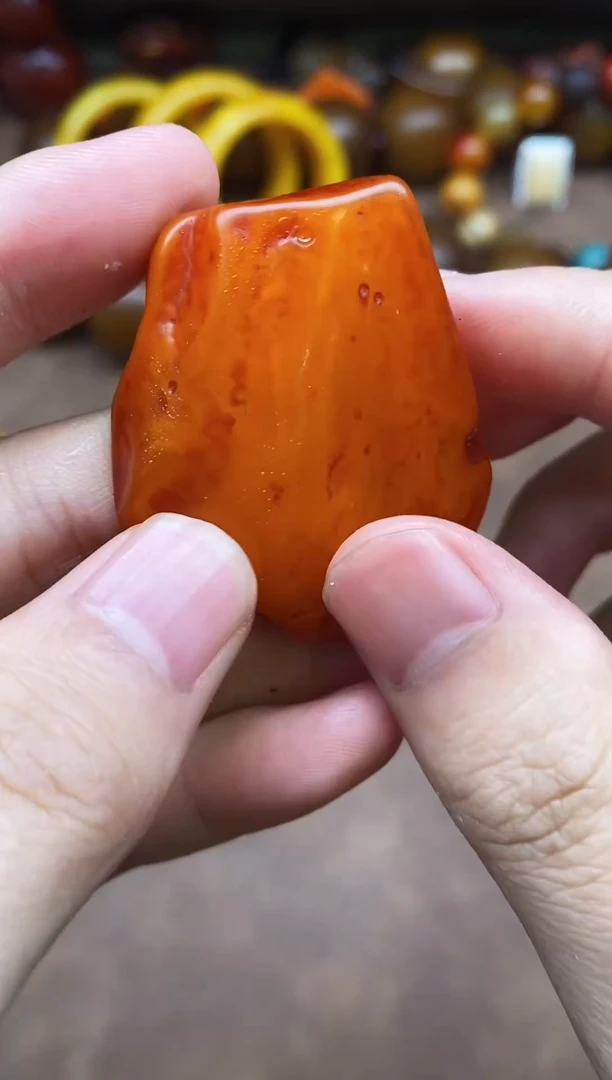 非金属无俄罗斯特色磨砂橘皮珠串多样性发货