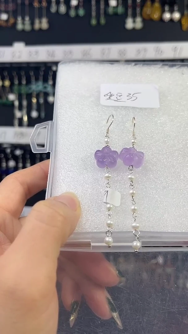 未镶嵌翡翠耳饰?****⁹爱痴豆豆