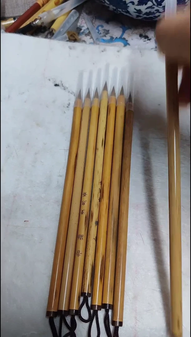 单支 竹子笔杆    香鼬