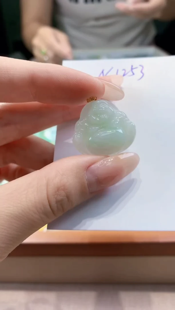 翡翠未镶嵌颈饰天然缅甸a货翡翠