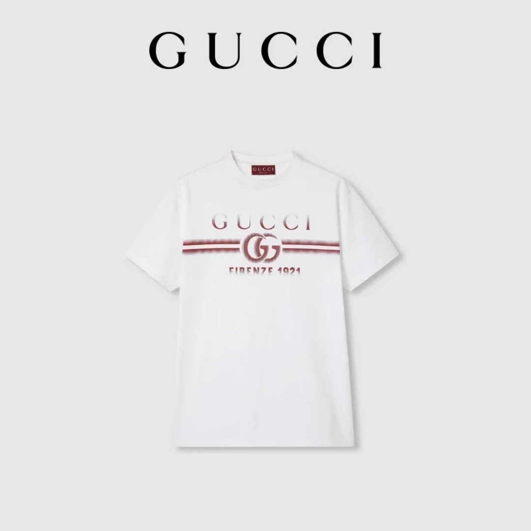 未使用 GUCCI/古驰 Gucci印花针织棉 T恤短袖