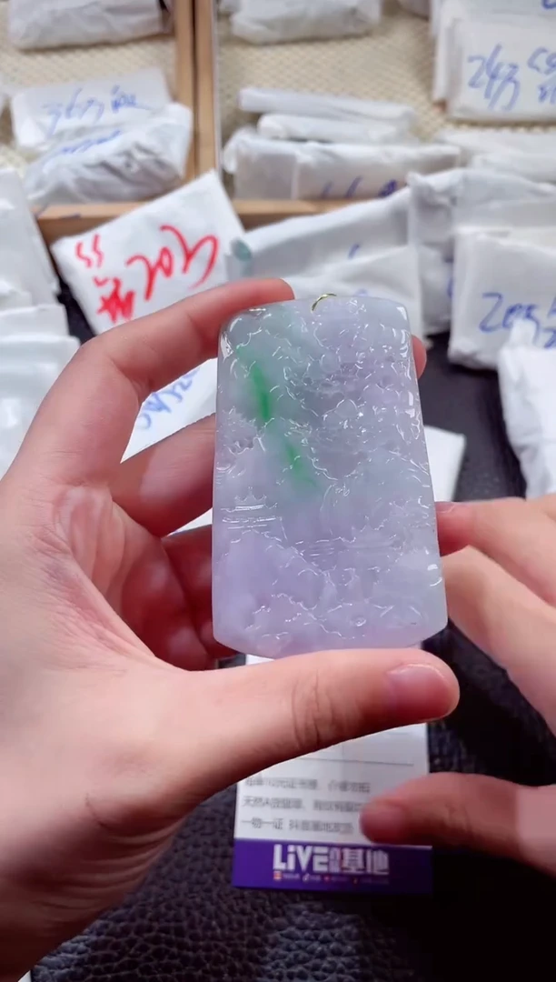 翡翠未镶嵌颈饰00004179