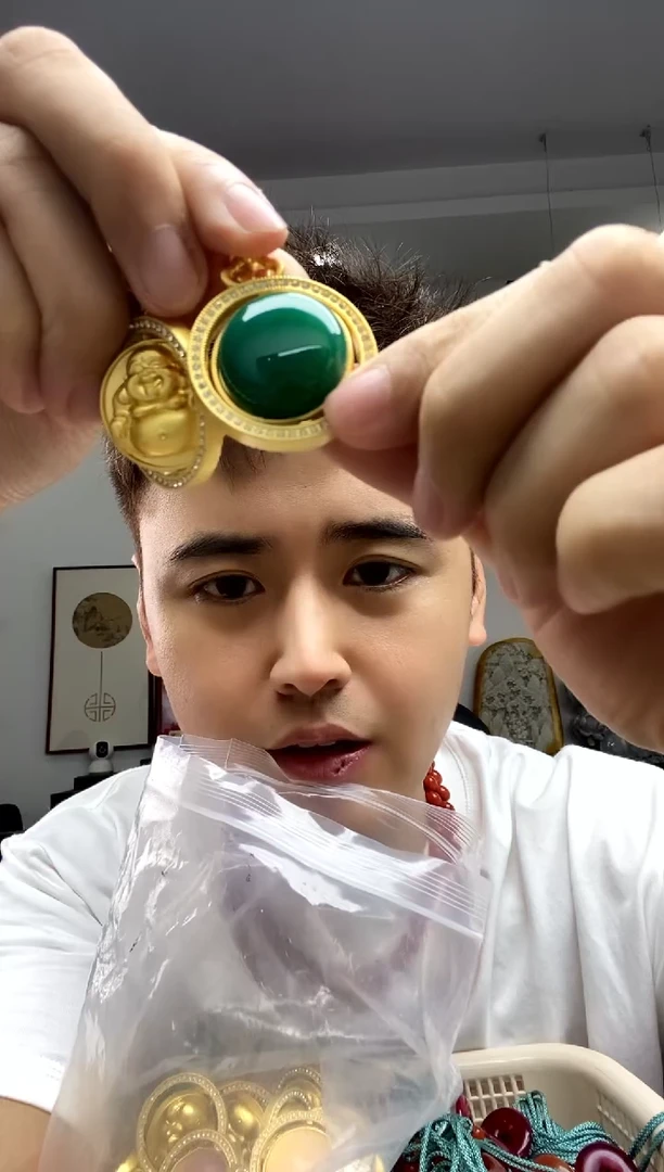 玛瑙/玉髓颈饰合金吊坠