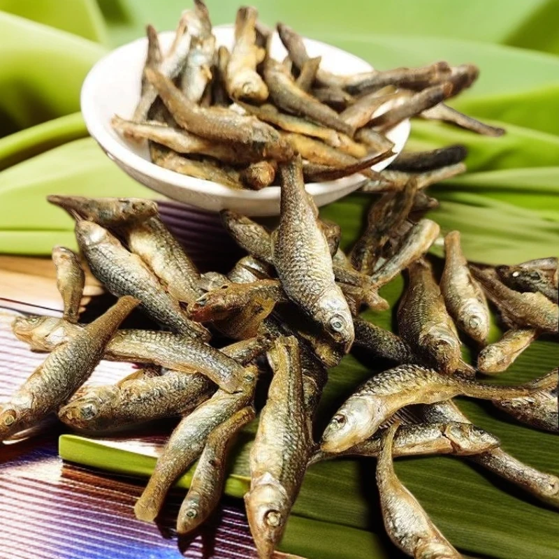 贵州野生小鱼干淡水鱼柴火鱼仔嫩鱼仔麦穗鱼特产批发下酒菜烘干