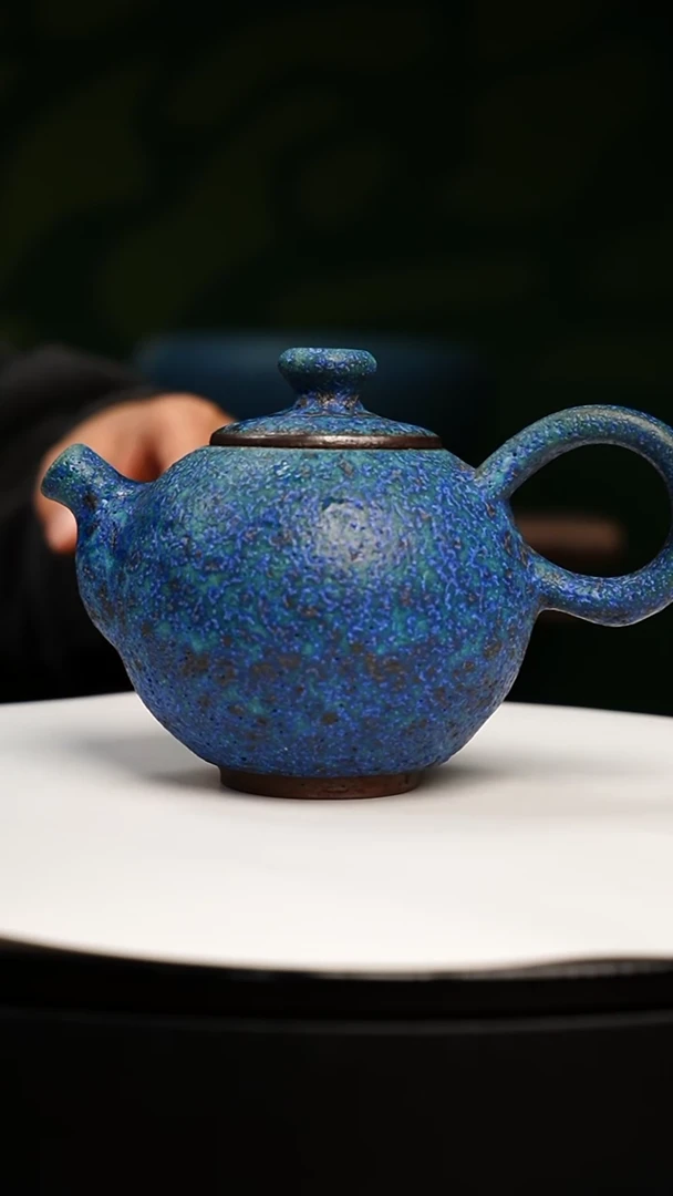 【闪购商品】吴远中未名窑犀皮醉壶 130CC