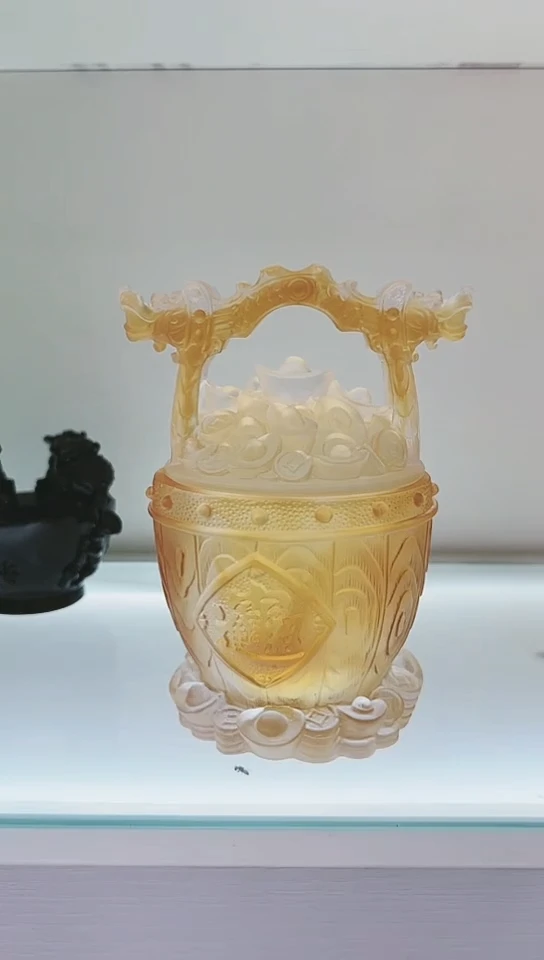 手工艺品琉璃古法琉璃一桶金
