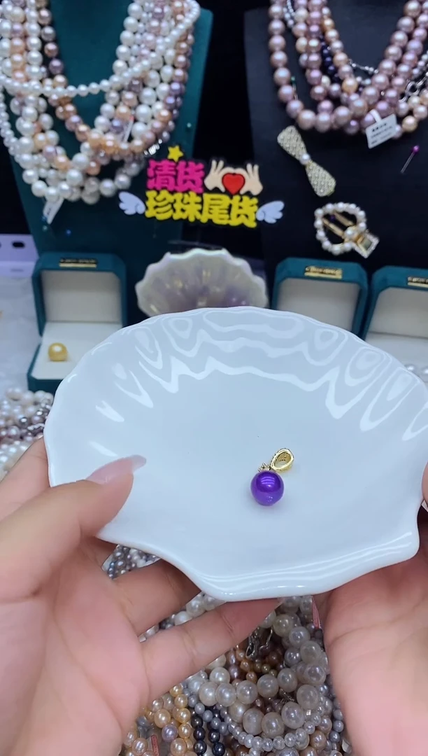 淡水珍珠未镶嵌吊坠(不含链)珍珠吊坠