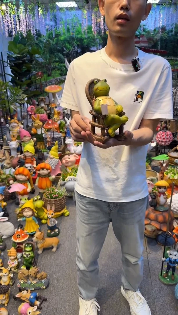 无花朵花园庭院摆件&00&