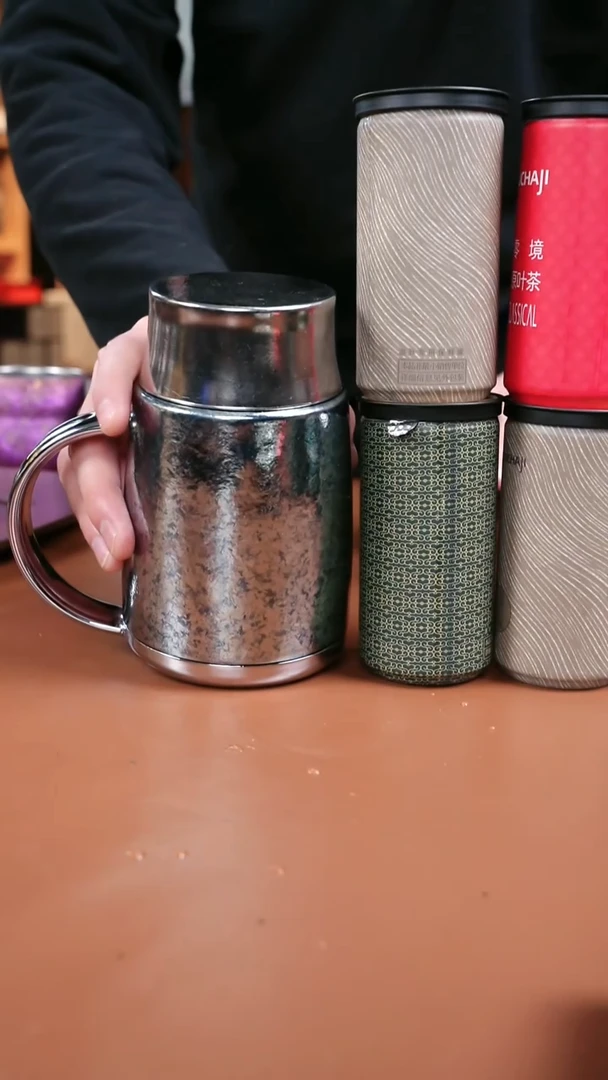 1辉哥粉丝福利 纯钛办公杯+四罐 蓝色